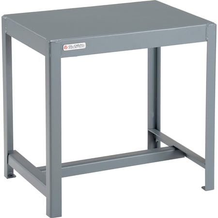 Global Industrial Standard Machine Table, 14 Gauge Welded Top, 24W x 18D x 24H 493773